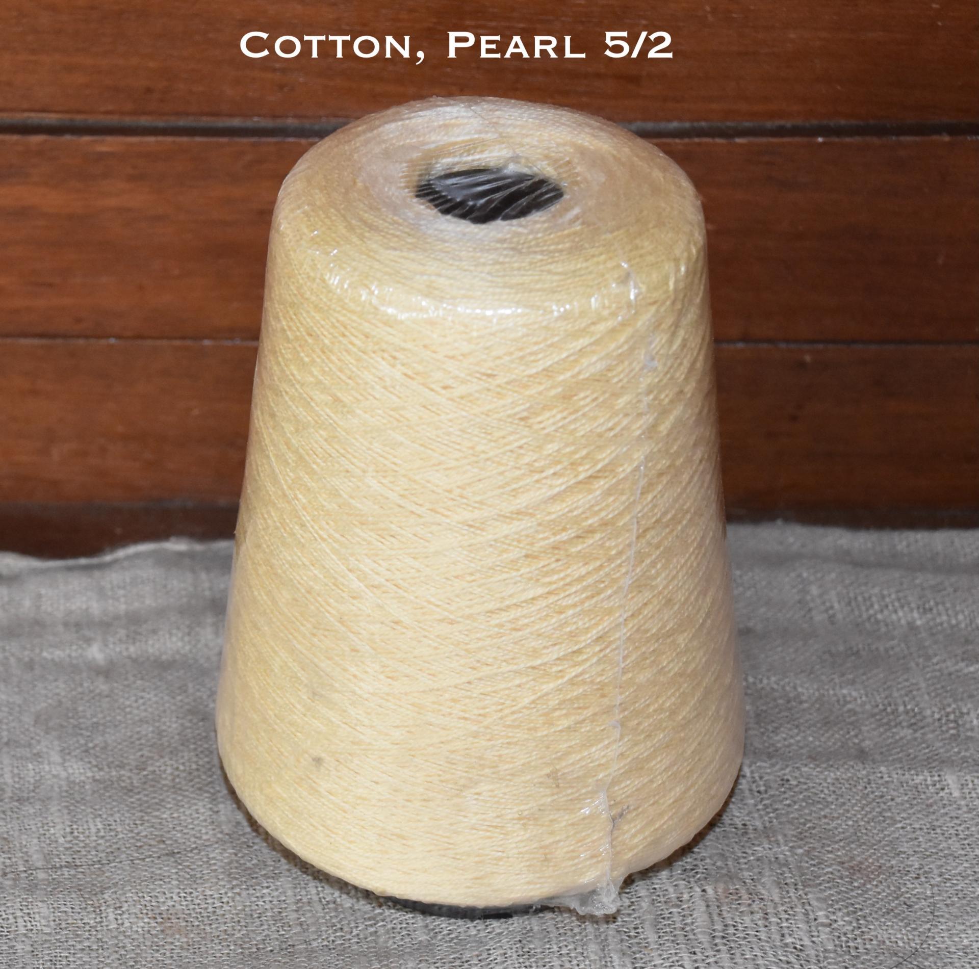 Cotton - Yellow Mercerized Weaving Yarn