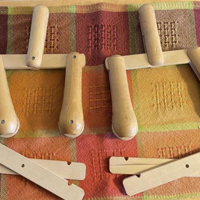 Set of 2 Pulleys for 8 Shaft Counterbalance weaving