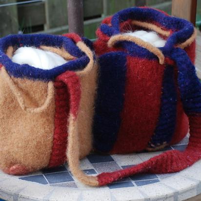 PATTERN: Spinner's Project Bag 